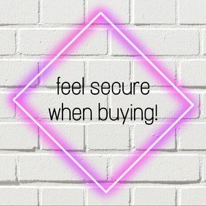 feel secure shopping with me!
